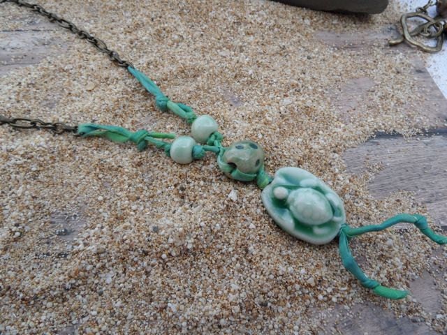 Nesting Sea Turtle Necklace