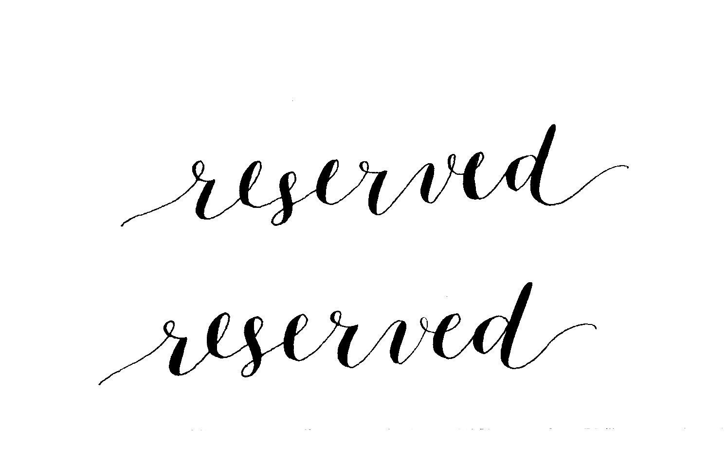 RESERVED FOR TED - Poem Calligraphy