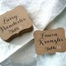 WEDDING PLACECARD CALLIGRAPHY in Vigny Style