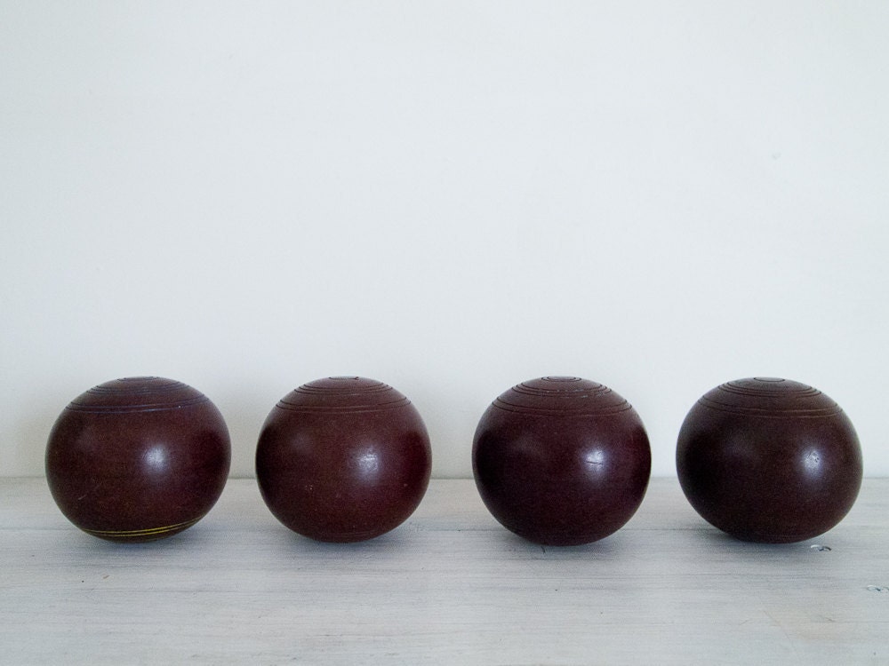 vintage bowling set