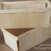 WOOD BERRY BASKETS-- quart size--large-Fall Party Favor Baskets--Weddings--Showers--Farm Birthday Parties--6ct