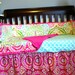 Custom Crib Bedding using Dena Design's "Kumari Garden"