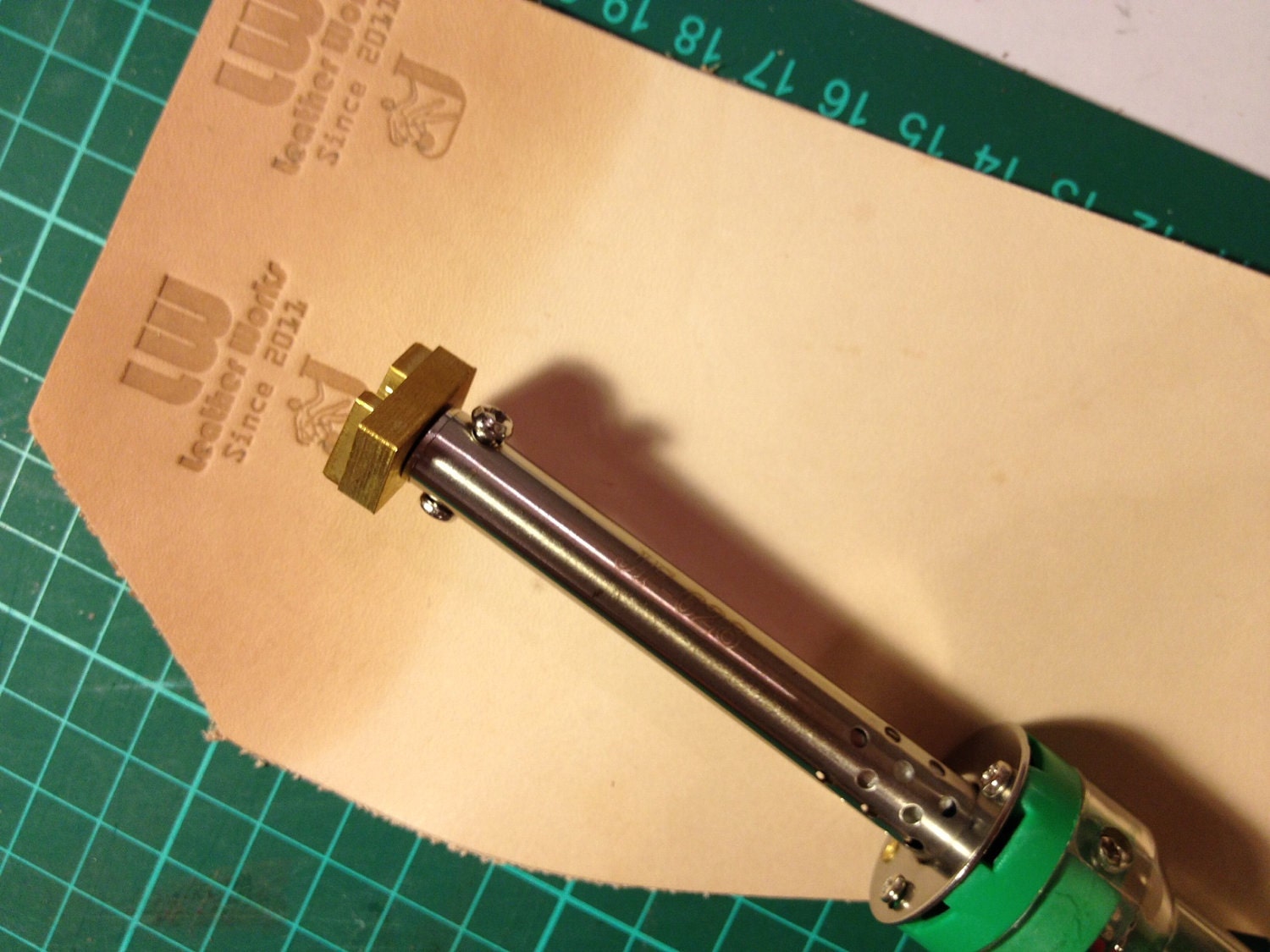 Custom Leather Stamp with Heat Embosser for Embossing / Stamping Leather