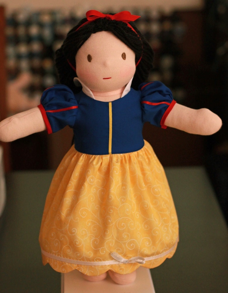 Waldorf Snow White Doll by Jemilynndolls ready to ship