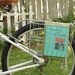 Vintage wire bicycle basket, wire, two sided, rear bike basket