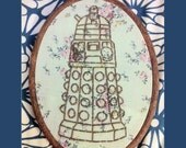 Doctor Who Dalek Embroidery