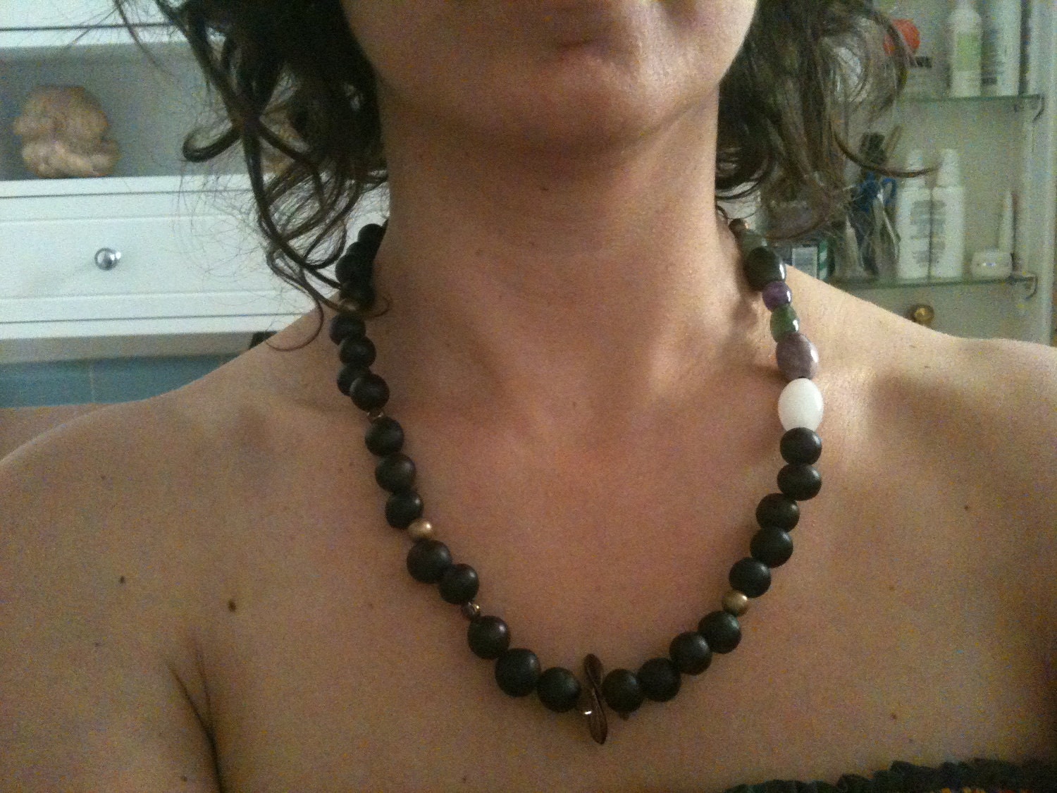 seed & stone bead Peruvian Necklace