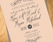 Elegant Wedding Invitation