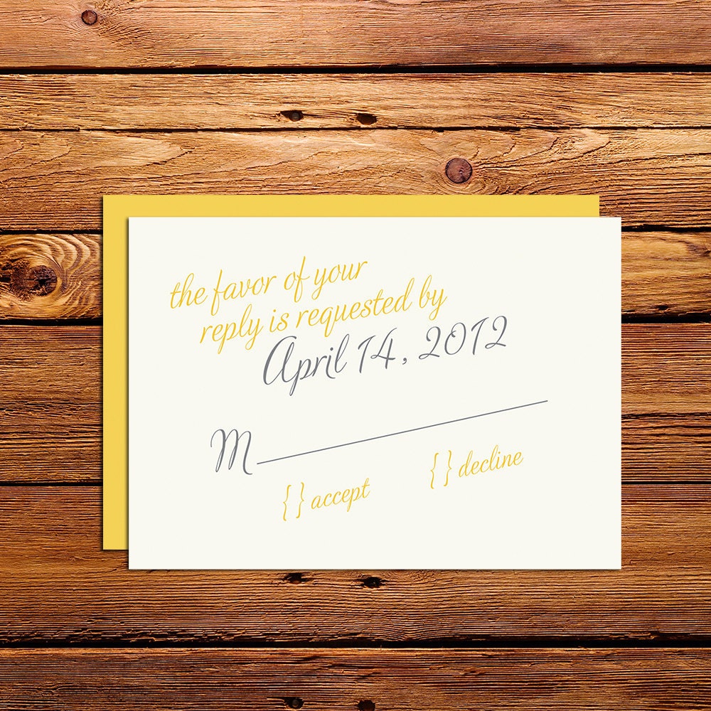 Vintage Calligraphy Script Wedding Invitation