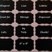 12 Vinyl Chalkboard Labels Elegant LISA 2 x 3 for Weddings Events Kitchen Pantry Storage Organization Eco Friendly