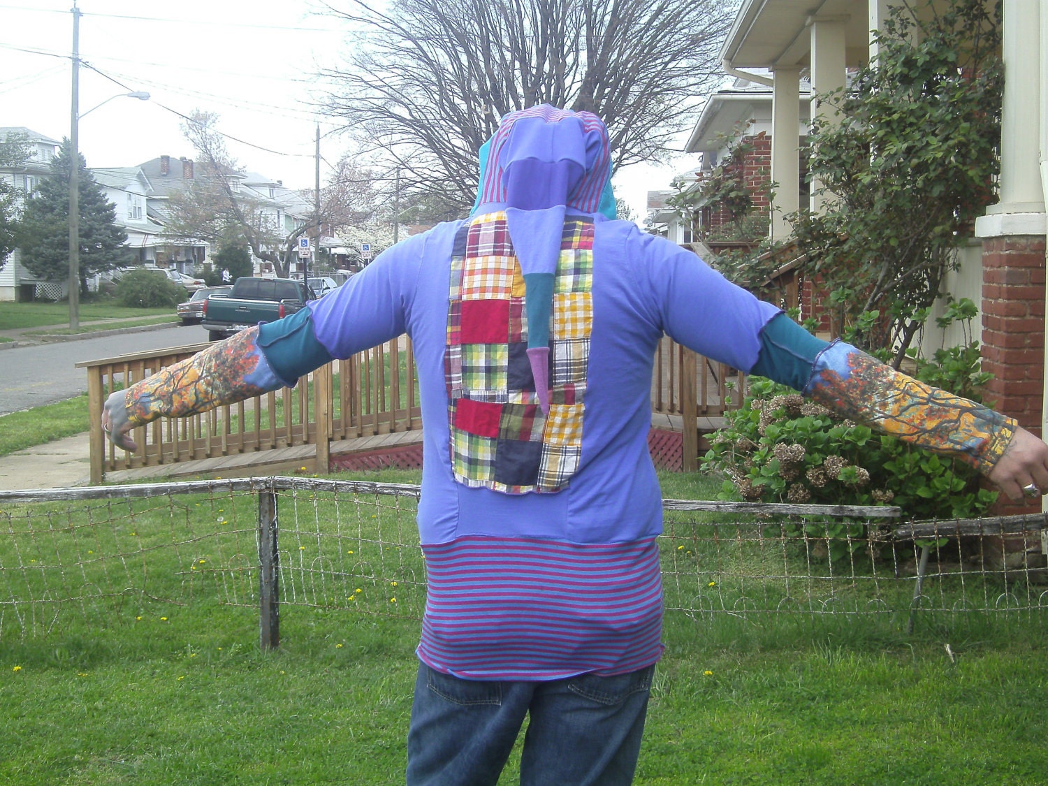 OOAK Mixed Up Pullover Hoodie