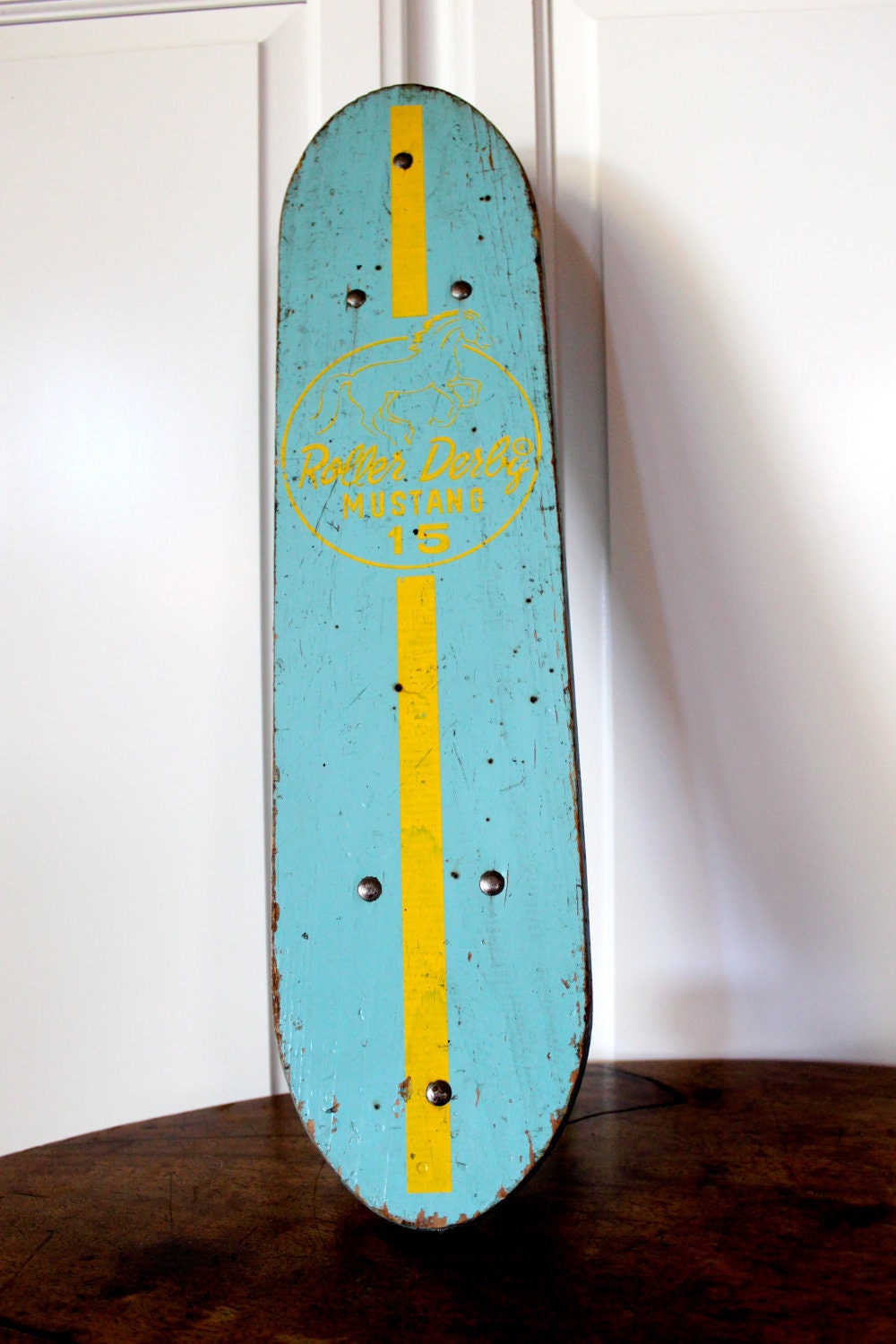 Vintage Mustang 15 Roller Derby Skateboard by TIESANDVINTAGE