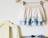 25% OFF Vintage Upcycled Skirt Little Girls Size 3 to 6 OOAK