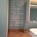 Laundry Subway Art Vinyl Wall Phrase