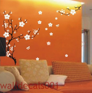 Cherry Blossom- Removable Vinyl Decals, wall stickers, Graphic, wall decor