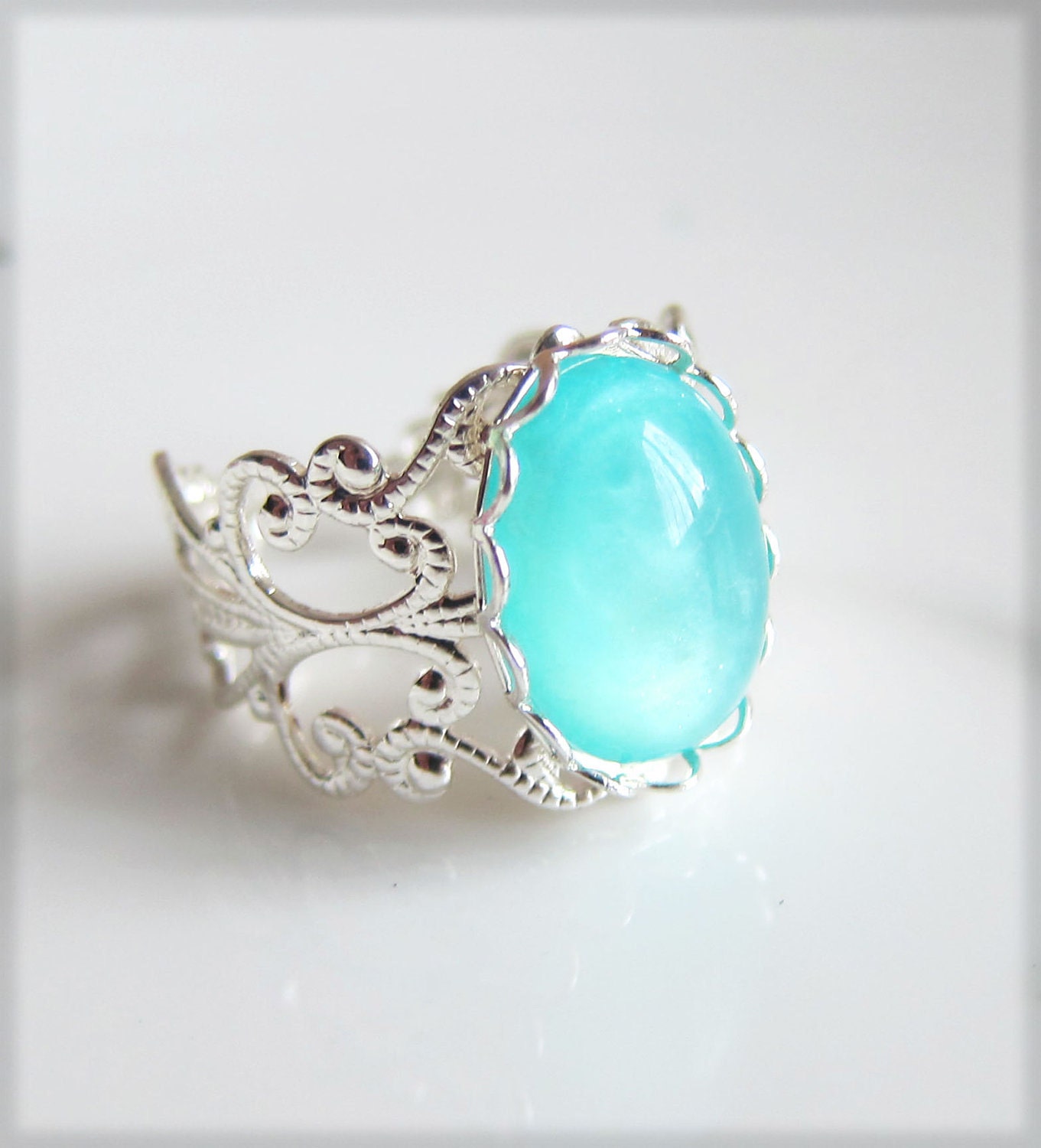 Bridal Jewelry Blue Glass Stud Silver Post Earrings Baby Blue Robin Egg Blue Light Pale Blue Wedding Bridesmaids Gift