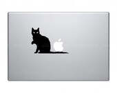 Cat Macbook Sticker Decal Art Vinyl For Apple Macbook Pro Air / iPad J094