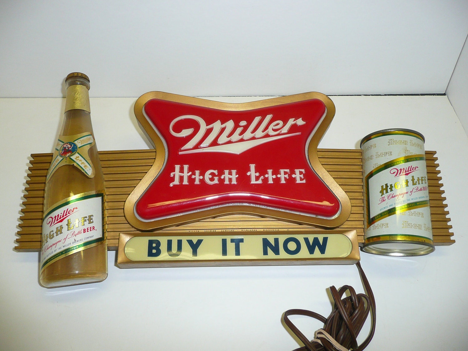Miller High Life Beer Bar Lighted Sign Bottle By Streetreasure Miller High Life Beer Bar Lighted Sign Bottle By Streetreasure