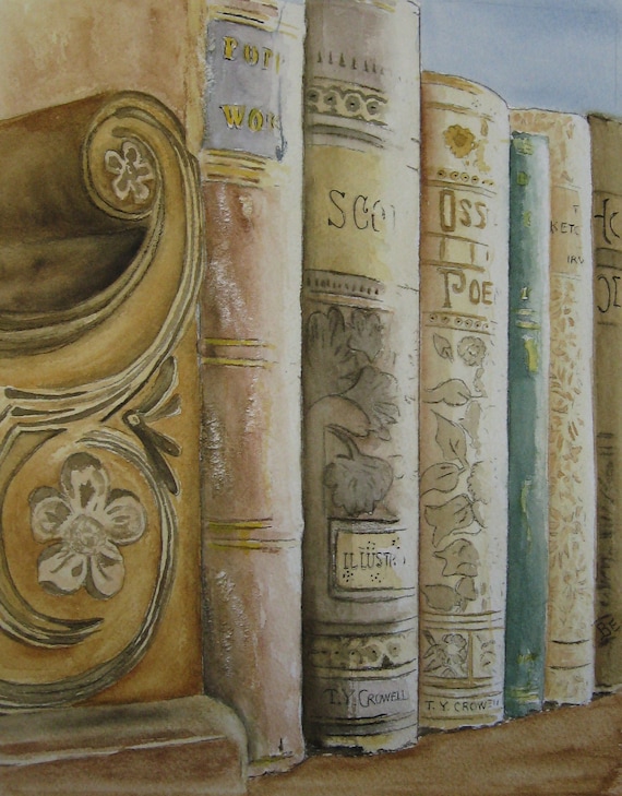 WATERCOLOR BOOKS Print of Painting in 21 Treasuries