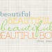 John Lennon Beautiful Boy Art Print