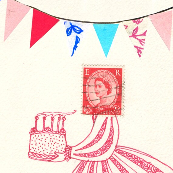 Diamond Jubilee A4 Archival Art Print