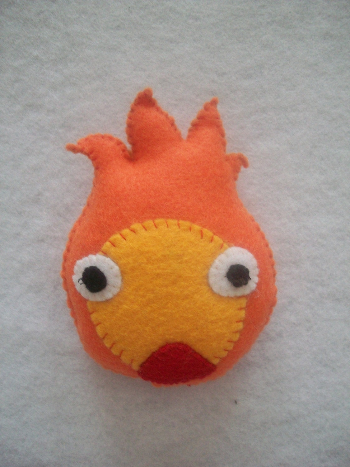 Felted Calcifer From Howl's Moving Castle