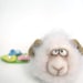 Needle Felted Toy - Little Sheep. Felt Toys. Mothers Day. Gift under 50.