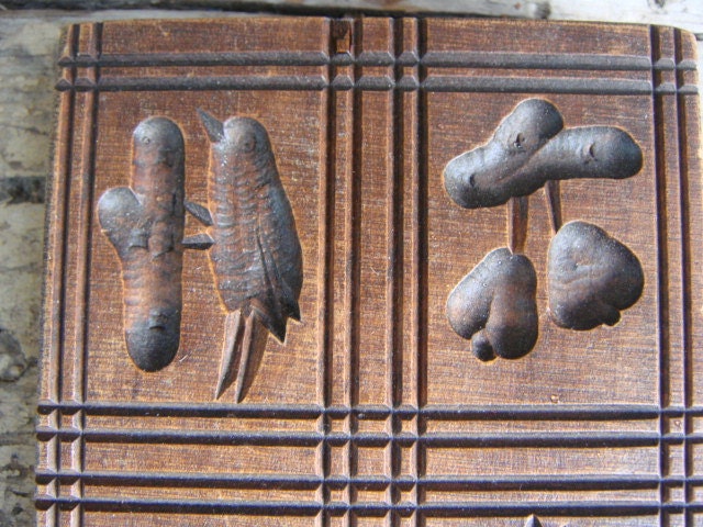 Wood Cookie Press Mold