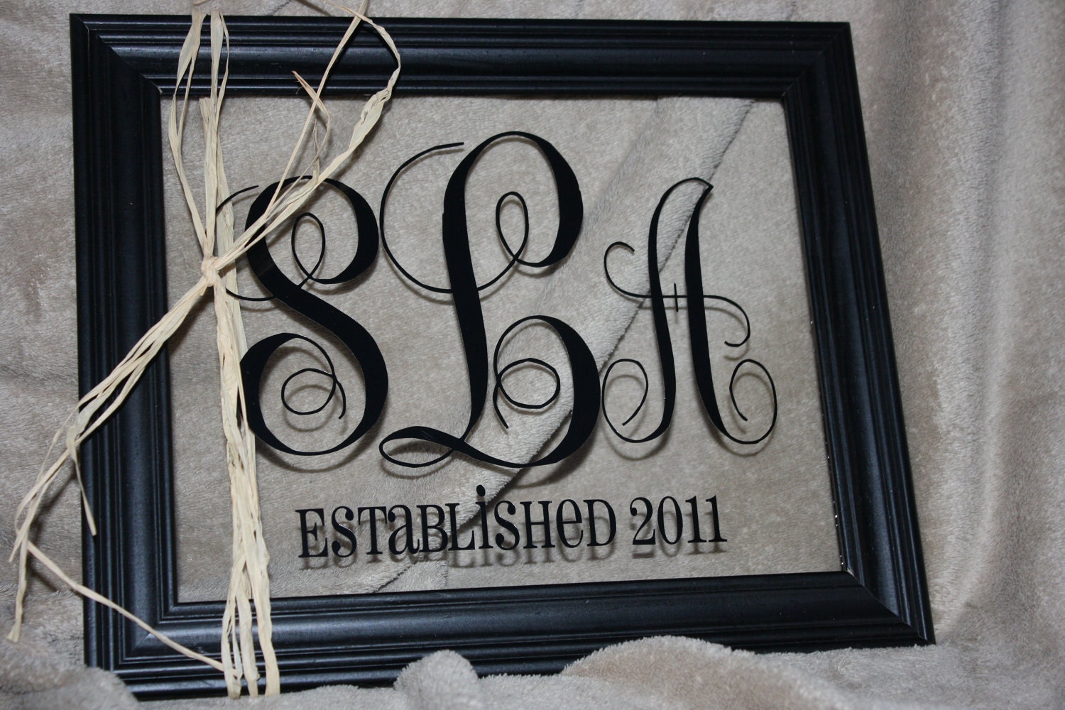 monogram wedding gifts