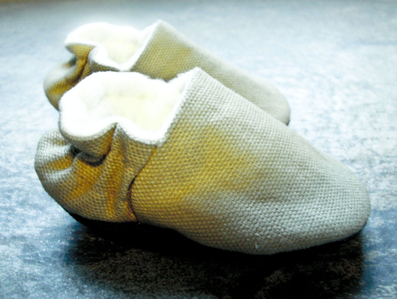 Khaki Green Baby Shoes