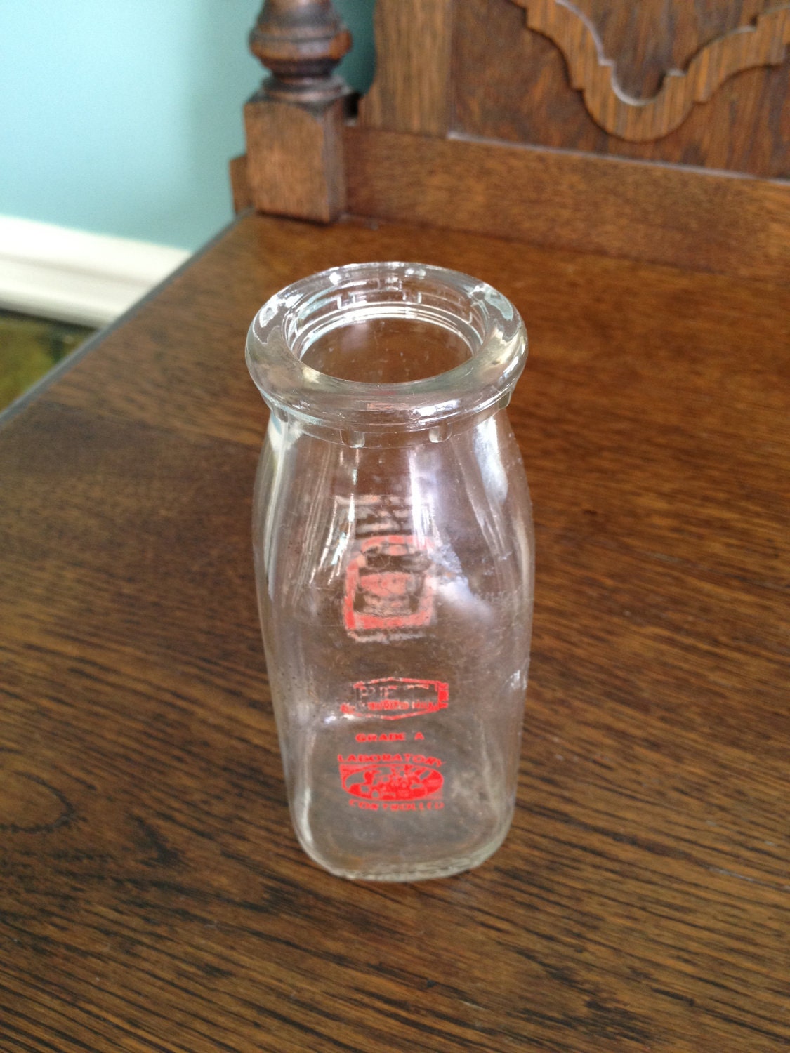 Vintage Pet Milk Bottle by abmdam on Etsy