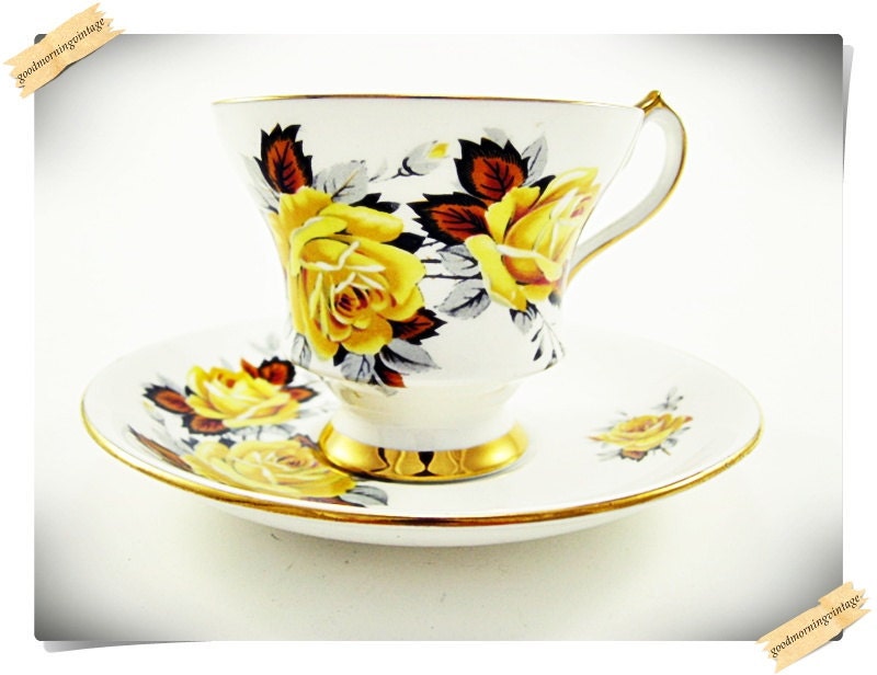 Society Fine Bone China Tea Cup and Saucer