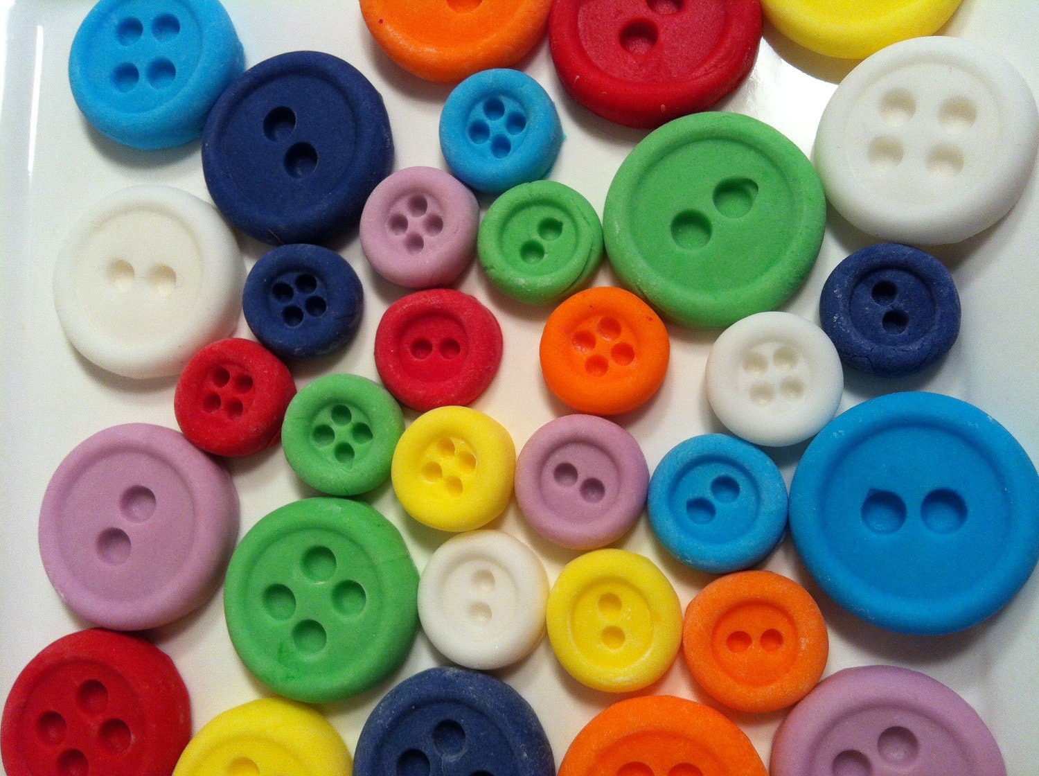Sugar Paste Buttons