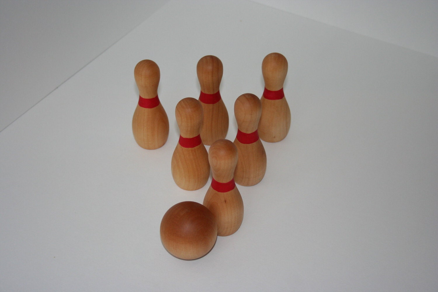 Wood Toy Antique Style Classic Bowling Game, etsy toys, holiday shopping