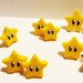 Stud Earrings - SUPER MARIO STARS - Gamer Girl Jewelry - Made To Order