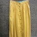 80s HIGH WAIST Vintage Midi Skirt in sunny Yellow