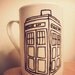 Doctor Who Tardis mug by Mr Teacup