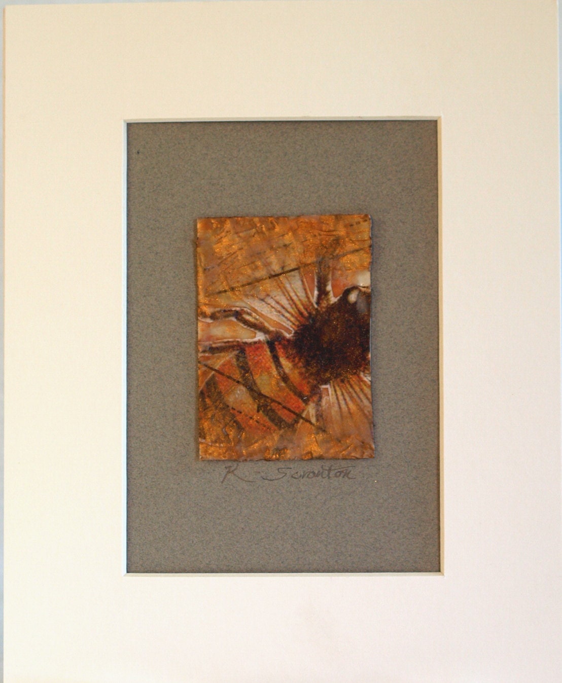 Art Card Edition and Original, Encaustic, 2011