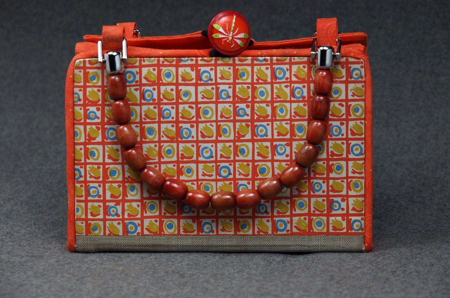 Vintage Book Beaded Handle Purse, Adam and Eve and Pinch Me, circa 1922