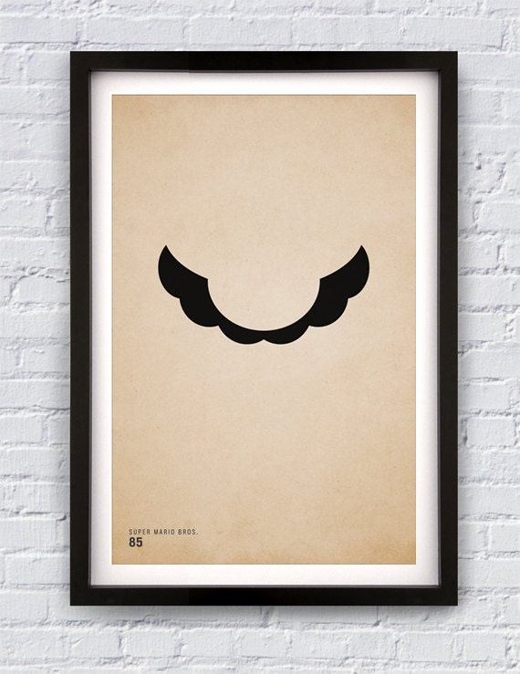 Limited Edition NES Super Mario Bros. inspired print 11X17"