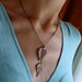 PDF pattern for Crocheted Leaves Necklace