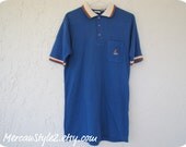 Vintage Hawaii Blue Polo (XL)