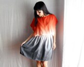 OmbrÃ¨ tunic dress silk dress womens dress - One size fits all - - AliceCloset