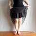 Black fishtail skirt long maxi skirt womens skirt