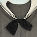 On High Seas - Vintage 1950s Black and White Sailor Dress by Jane Justin size small medium large