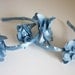Cornel Tree- flower child of four blue silk flora clusters ethereal headbands