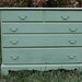 2 Vintage Twin Beds Painted and Distressed in Beach Glass By Foo Foo La La