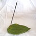 Large leaf incense burner, candle holder, hanging decoration