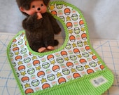 Super Mario Baby Bib 1UP Mushroom - Baby Geek - FREE SHIPPING - babygeekshop