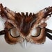 Screech Owl Leather Mask